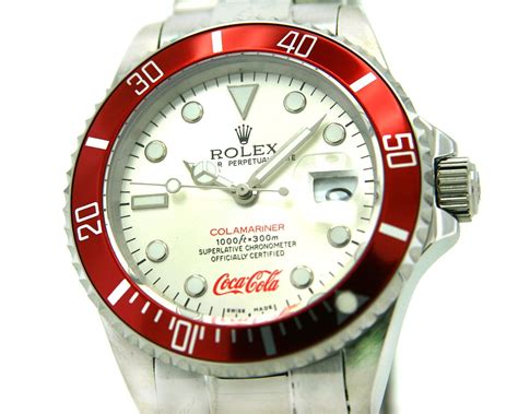 rolex submariner coca cola|coca cola rolex price.